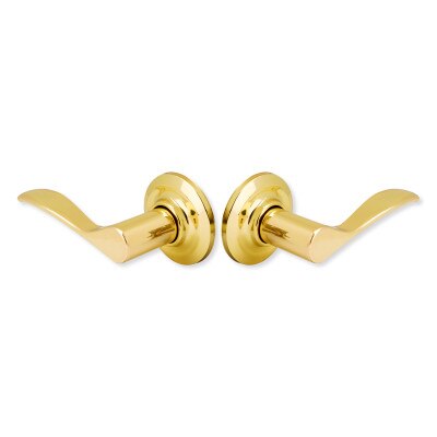 Yale Norwood Lever Passage, Non-Locking, Polished Brass